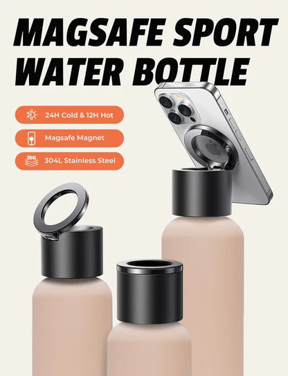 Tripod Water Bottle with MagSafe Mount - 750 ml - Pearl Cream