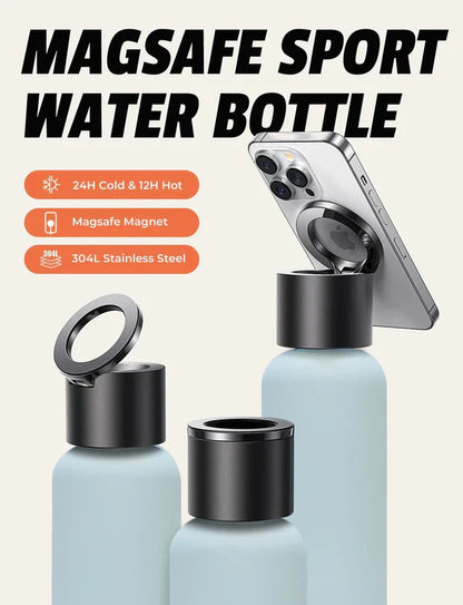 Tripod Water Bottle with MagSafe Mount - 750 ml - Mint Green
