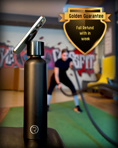 Tripod Water Bottle with MagSafe Mount - 750 ml - Black