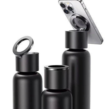 Tripod Water Bottle with MagSafe Mount - 750 ml - Black