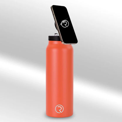 Tripod Water Bottle with MagSafe Mount - 32oz/1000 ml - Orange