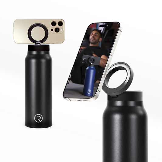 Tripod Pro Water Bottle with MagSafe Mount - 32oz/1000 ml - Black